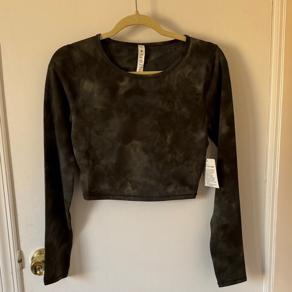 Lululemon Wunder Train Cropped Long Sleeve